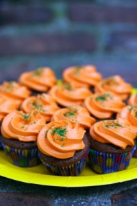 Cupcake cioccolato halloween