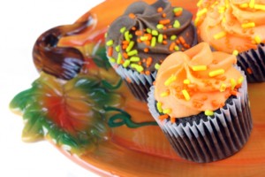 Cupcake cioccolato halloween