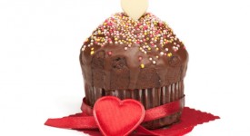 muffin glassa cioccolato nocciola San Valentino