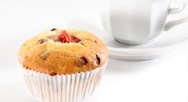 muffin, fragole, muffin fragole cioccolato bianco