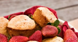 muffin fragole cioccolato bianco