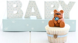 5 cupcake baby shower con foto