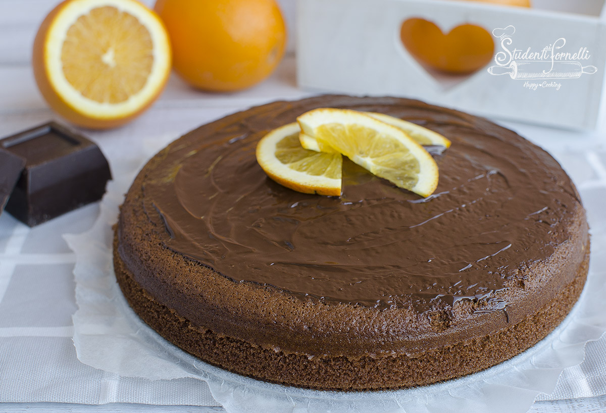 torta arancia e cioccolato