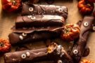 barrette di cioccolato Twix per halloween